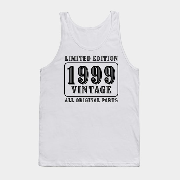 All original parts vintage 1999 limited edition birthday Tank Top by colorsplash